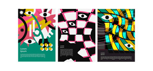 多彩创意图案设计作品