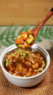 毛豆鸡丁