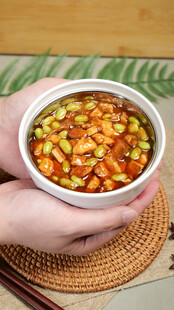 毛豆鸡丁