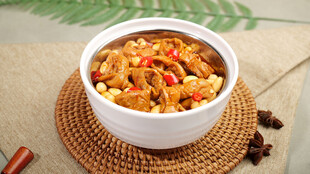 黄豆焖大肠