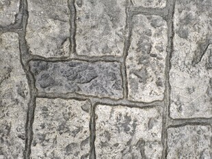 复古石砖地面纹理