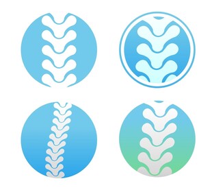 脊柱图标设计集合