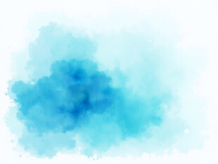 蓝色水彩晕染背景图案