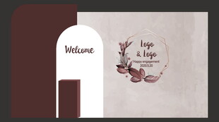 简约婚礼请柬设计展示