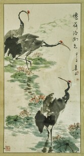水墨动物  