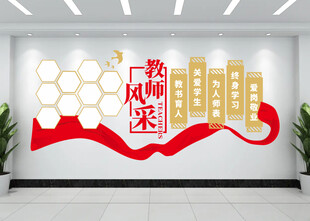 教师风采文化墙