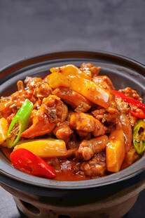 黄焖鸡砂锅