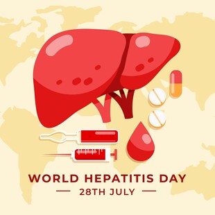 世界肝炎日宣传图