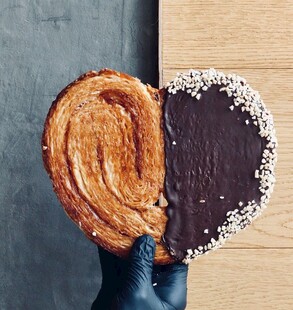 双色巧克力面包