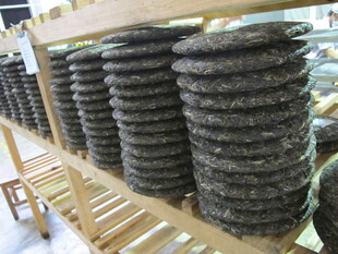 普洱茶饼的仓储