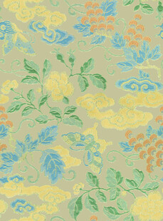 清新花卉图案背景纹理