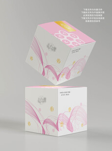 清新蛋糕盒包装设计