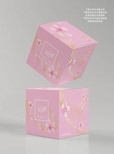 清新蛋糕盒包装设计