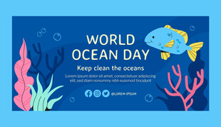 世界海洋日宣传海报