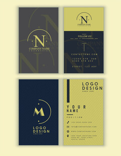 高端品牌名片设计展示