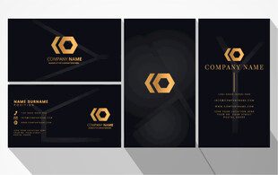 黑金企业品牌标识设计