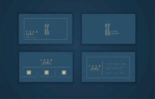 蓝色简洁表单UI设计模板