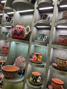 陶瓷杯具陈列架展示