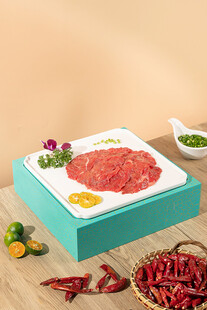 新鲜牛肉火锅食材拼盘