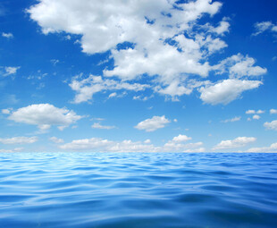蓝天白云大海