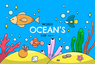 海底世界的多彩海洋生物