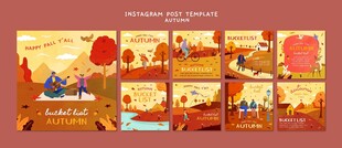 秋日欢乐亲子互动场景