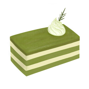 抹茶千层蛋糕清新美味