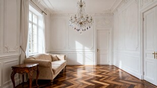 简约欧式风格客厅一角