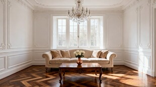 简约欧式客厅优雅沙发场景