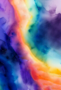 梦幻多彩水彩纹理背景