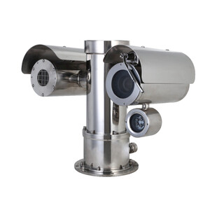 双镜头不锈钢监控摄像头