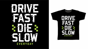 个性汽车主题T恤设计