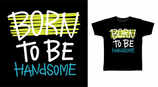 帅气主题T恤设计图案