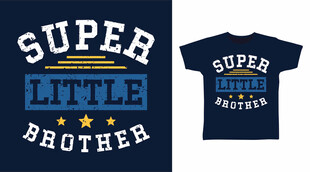 兄弟主题时尚T恤
