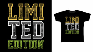 限量版T恤设计展示