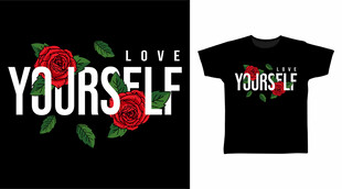 个性LOVE 主题T恤