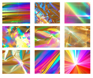 炫彩镭射材质纹理集合