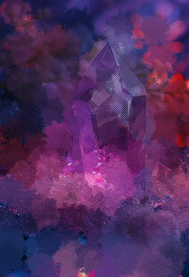 抽象油画布背景