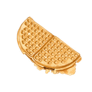 华夫饼造型饰品