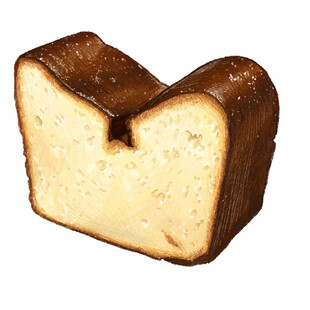 一块美味的切片面包