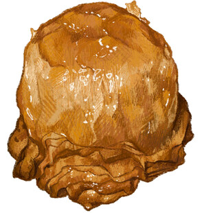 美味焦糖冰淇淋球