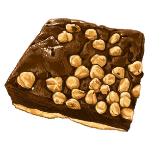 榛果巧克力方块