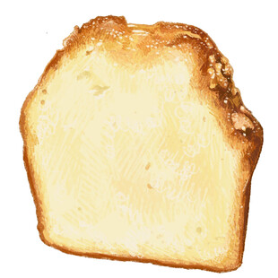 一片美味的切片面包