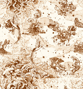 复古棕褐色抽象纹理图案