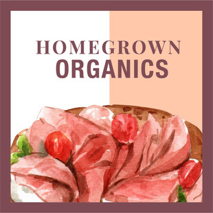 自制有机肉类拼盘