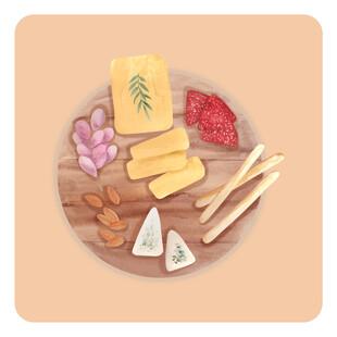 中式糕点与茶饮组合展示