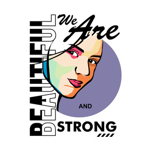 美丽且坚强的女性形象