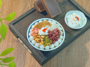 水果冰汤圆 