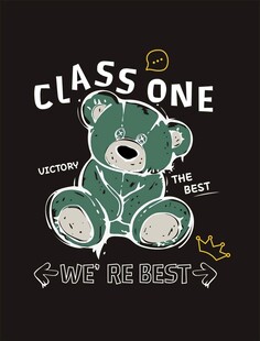 一班专属可爱小熊图案