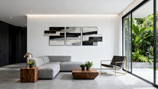 现代简约风客厅室内设计